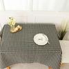 Melancheck Black Waterproof Tablecloth