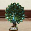 Pfauenornamente aus Harz, Pfauendekorationen, Weihnachtsdekorationen, Pfauenliebhaber, Pfauengeschenke, Ornament-Geschenkideen