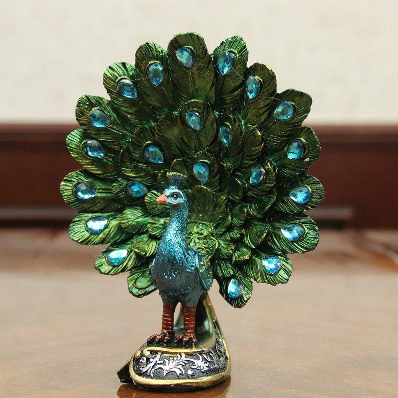Pfauenornamente aus Harz, Pfauendekorationen, Weihnachtsdekorationen, Pfauenliebhaber, Pfauengeschenke, Ornament-Geschenkideen