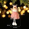 New Christmas decorative sequins pentagram Santa Claus pendant home Christmas tree decoration pendant