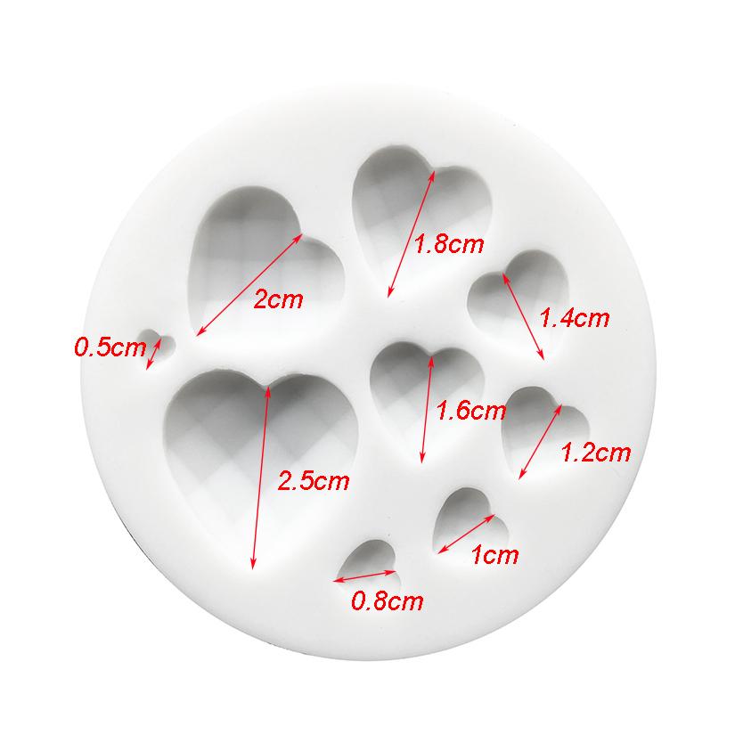 Lip Heart LOVE Shape Silicone Mold Valentine's Day Cookie Cupcake Chocolate Baking Mold Fondant Cake Decorating Tools