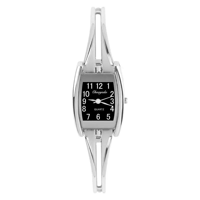 

Newest Women s Wristwatch Bracelets Fashion Stainless Steel Ladies Watches Quartz Female Clock Reloj Mujer Watches чёрный/серебряный