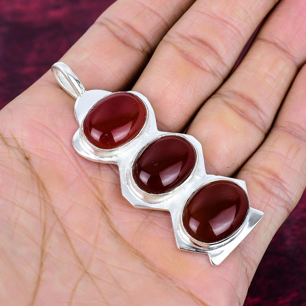 Carnelian 925 Solid Sterling Silver Earrings, Handmade Gemstone Earrings Jewelry, Gifts For Wife Brand New Earrings