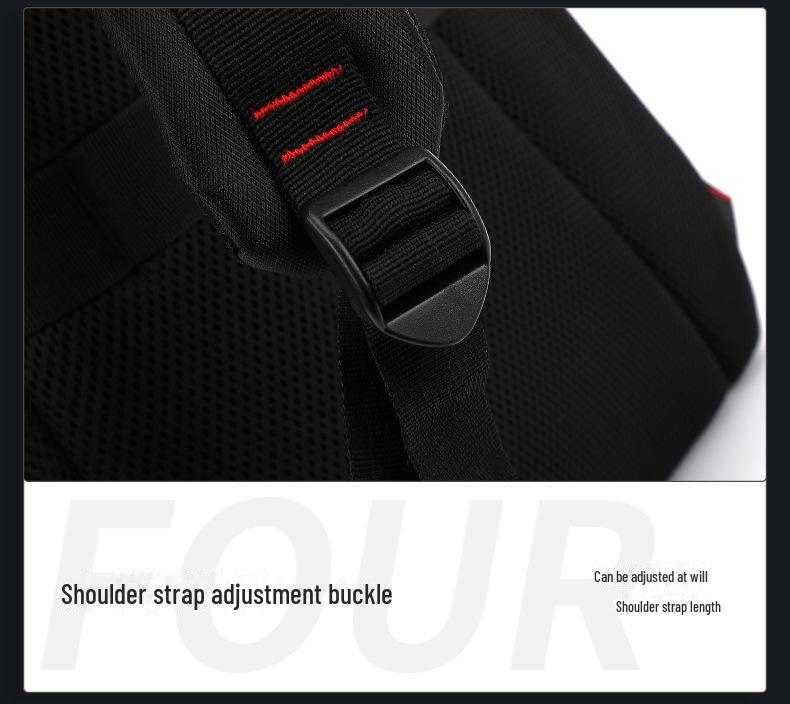 Spine-Protecting, Shock-Resistant Waterproof Backpack for Students