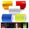Car Reflective Warning Tape 5cm*3m Car Reflective Tape Safety Warning Car Decoration Sticker Color Grid Reflector