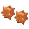 2pcs Hand Massage Ball Wooden Palm Relaxing Spiky Textured Acupoint Massage Balls for Elderly