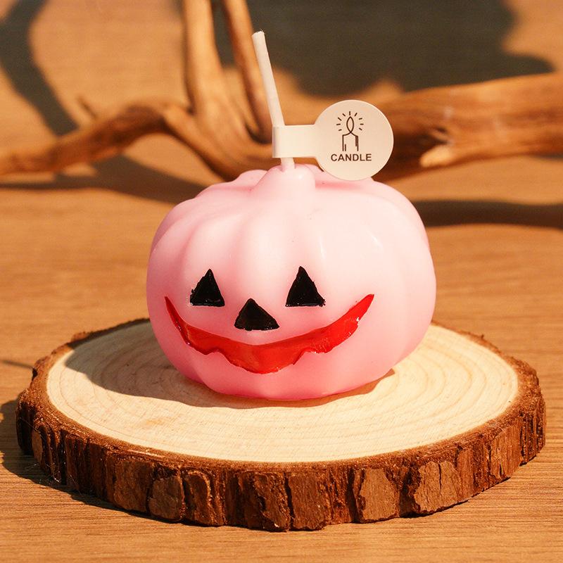 

Halloween Pumpkin Ghost Scented Candles Creative Aromatherapy Decorative Gifts for Festival Spooky Home Party Decor 3D Candle