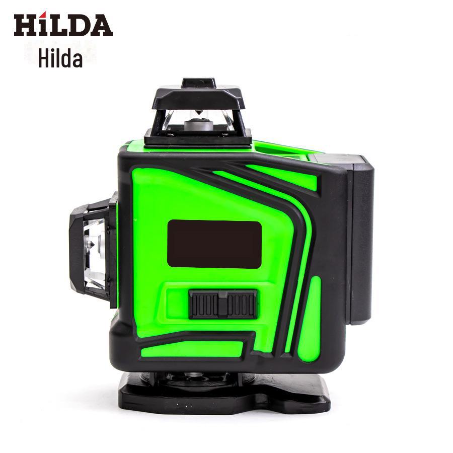 Hilda 4D 16-Line Green Laser Level for Floor and Wall Precision