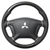 REAL Steering Wheel Black Carbon Fiber [Delica D5 (CV#W)] D5-BKC-BK