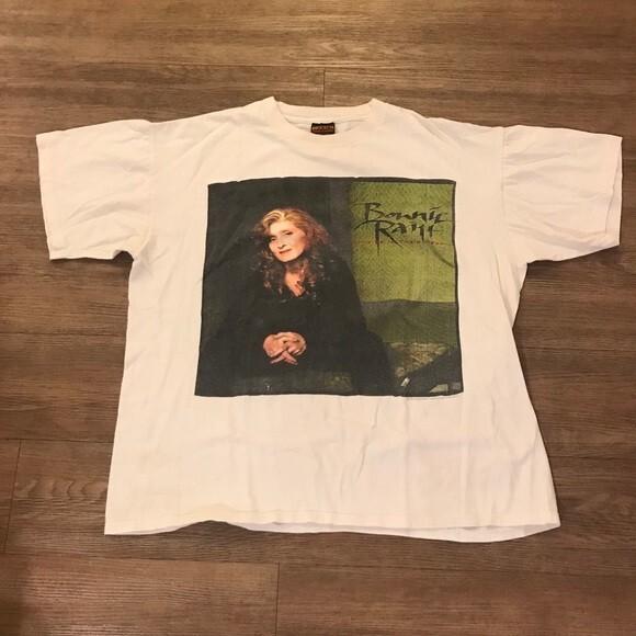

1994 Bonnie Raitt Tour Short Sleeve Tshirt White All size Unisex T-Shirt XXXL