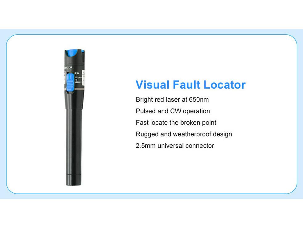 FTTH Fiber Optic Tool Kit: Fusion Splicer, Power Meter, Red Light Pen, Miller Pliers, Cutting Knife, Tool Bag.