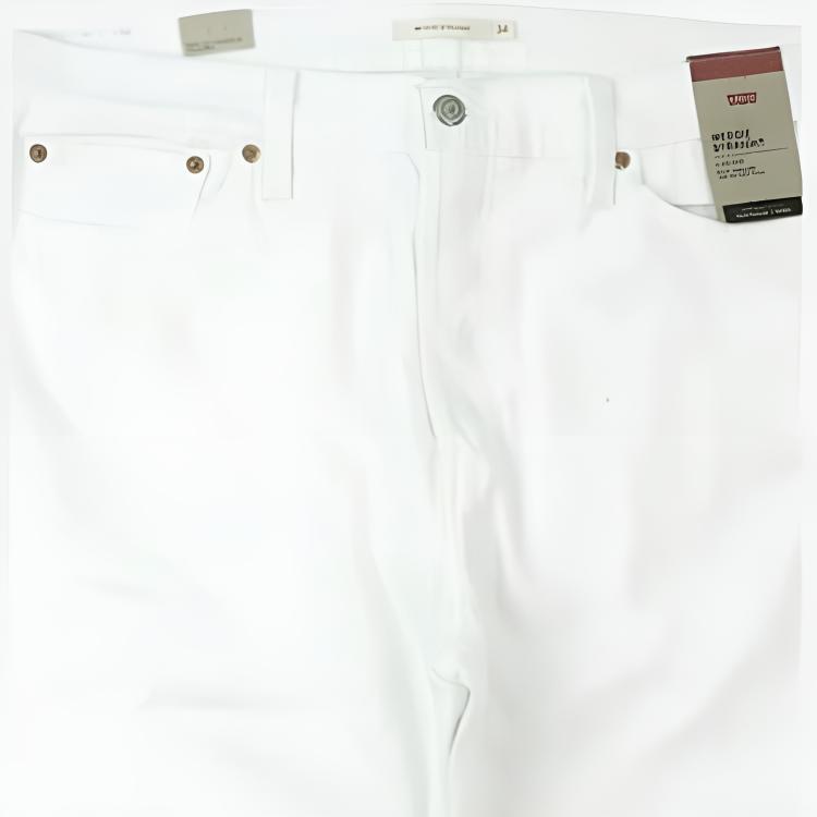 Levi's Jeans Unisex White Moderate Straight Fit Pants 34964-0184