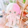 20cm Kawaii Plush Cotton Doll Idol Stuffed Super Star Figure Dolls No Attribute Curly Hair Crying Doll Can Change Clothes Gift