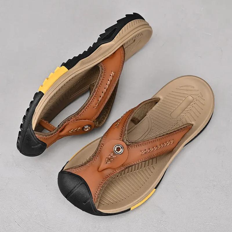 

Daily Beach Men s Flip-Flops Fashion Thick Bottom Slippers Comfortable Anti Slip Sandals Summer Shoes Chancletas Para Hombre 38