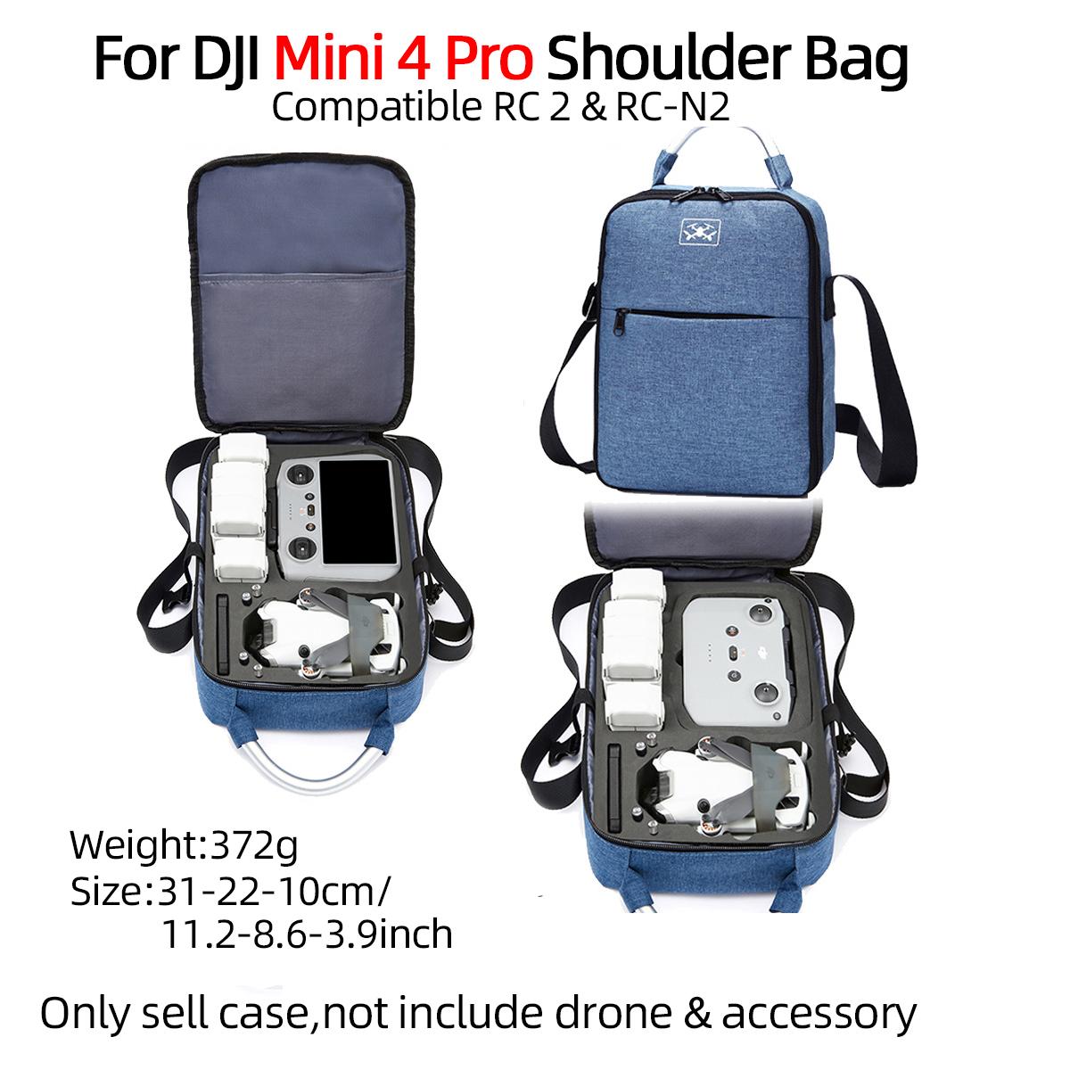 

Сумка для зберігання для Mini 4 PRO Наплічна сумка Дорожній чохол для перенесення Портативна коробка для Mini 4 Pro RC 2/RC-N2 Контролер Аксесуари для дрона