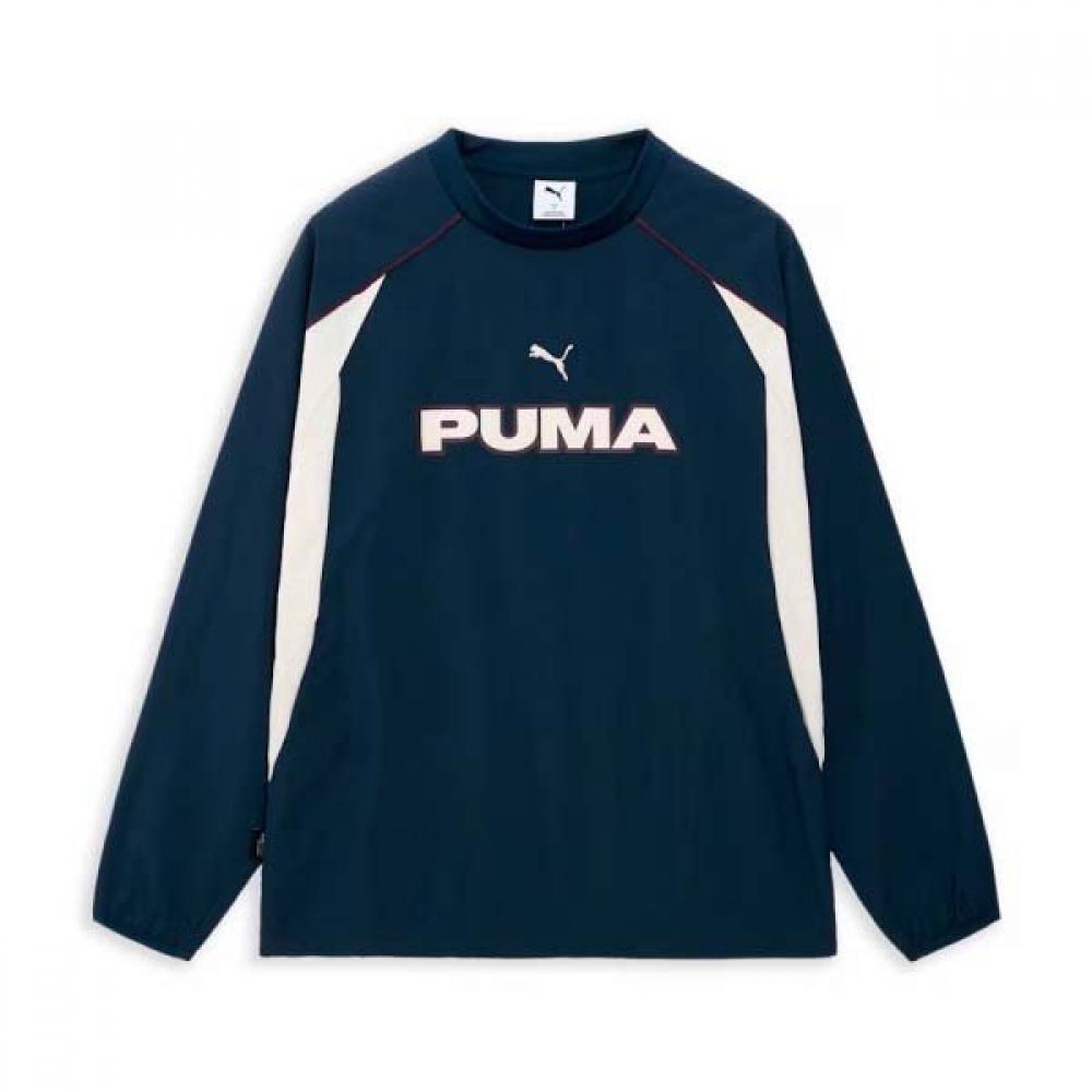 Puma Woven Long Sleeve Crew Heritage Football 636281