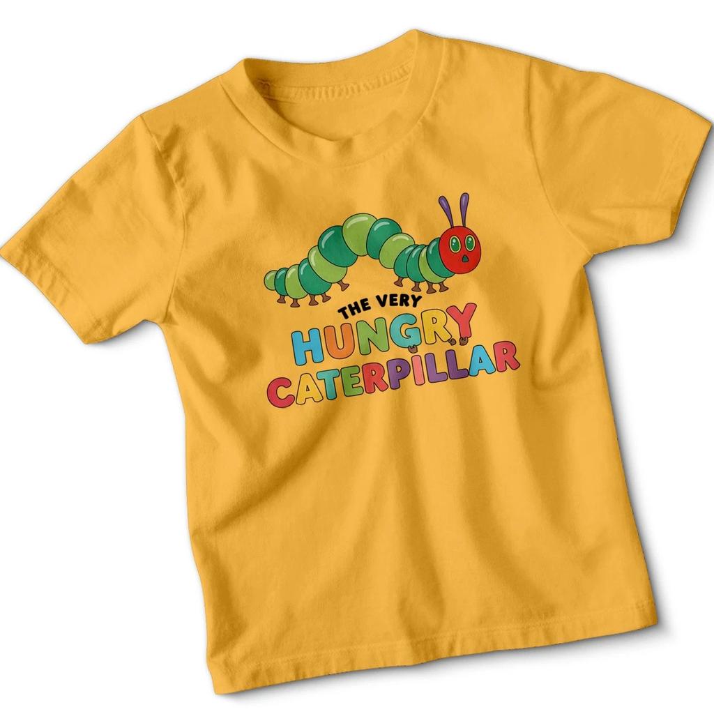 The Very Hungry Caterpillar Kids Tshirt World Book Day Reading Lover