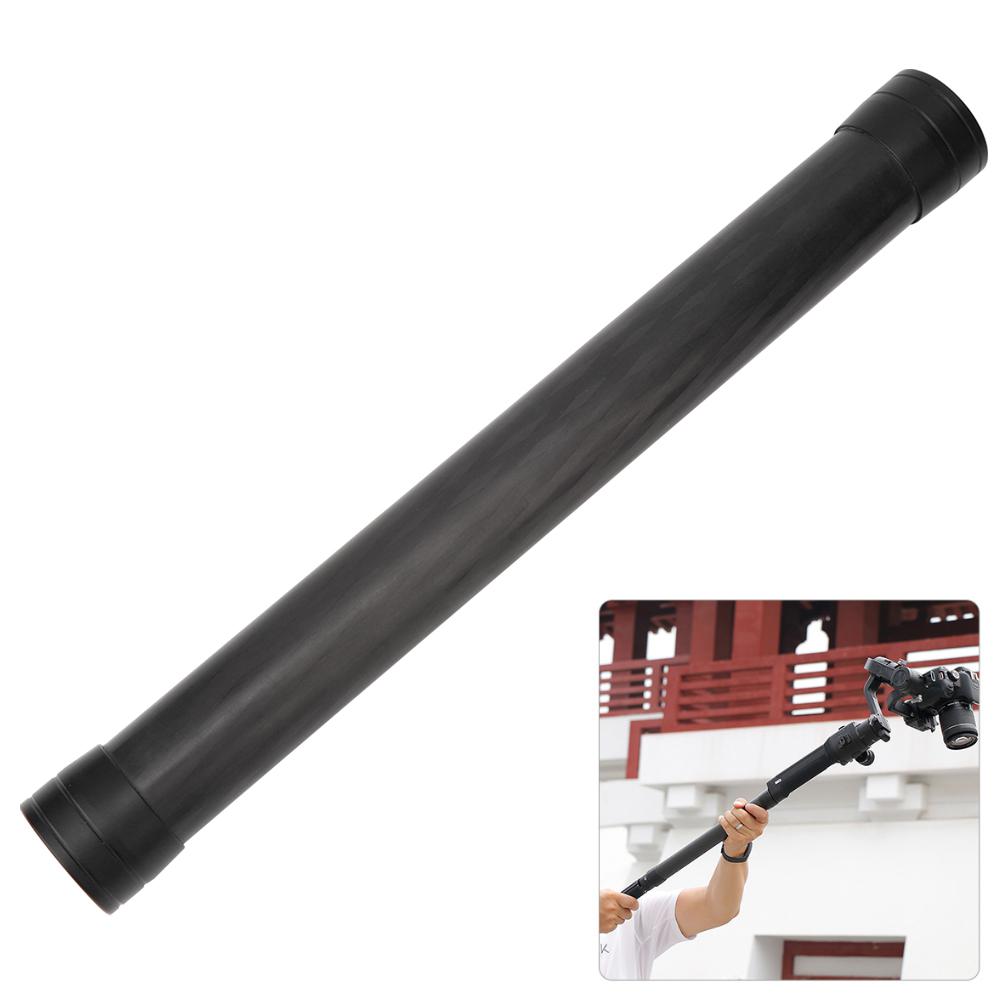 35cm Carbon Fiber Extension Rod Fit for Various Kinds Triaxial Stabilizer Selfie Stick Equipment for Best Shooting