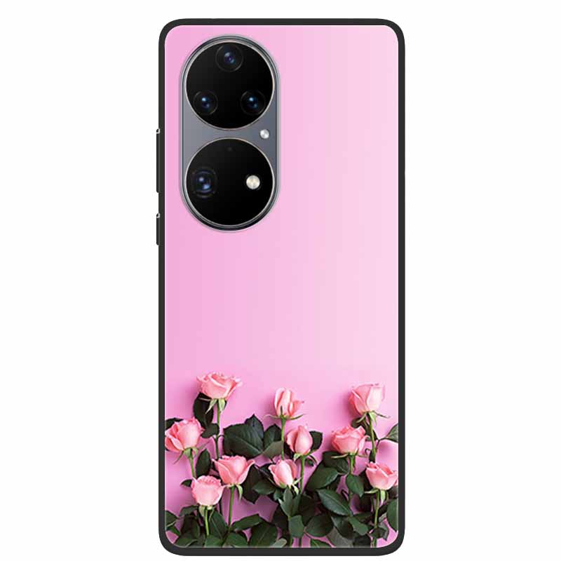 For Huawei P50 Pro Case P50E Shockproof Soft Silicone Phone Case For Huawei P50Pro Back Cover P 50 Luxury Protective TPU Coque For Huawei P50E