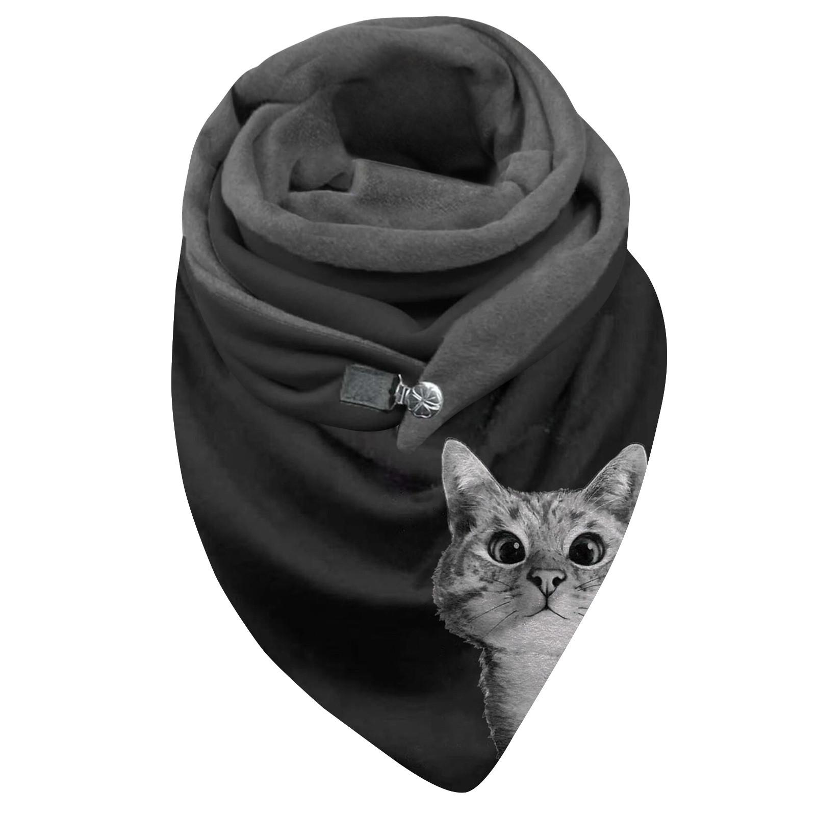 

Женская и зимняя мода Утепляющая теплая шаль Принтованный шарф One Size