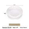 Melamine White Round Deep Dinner Plate