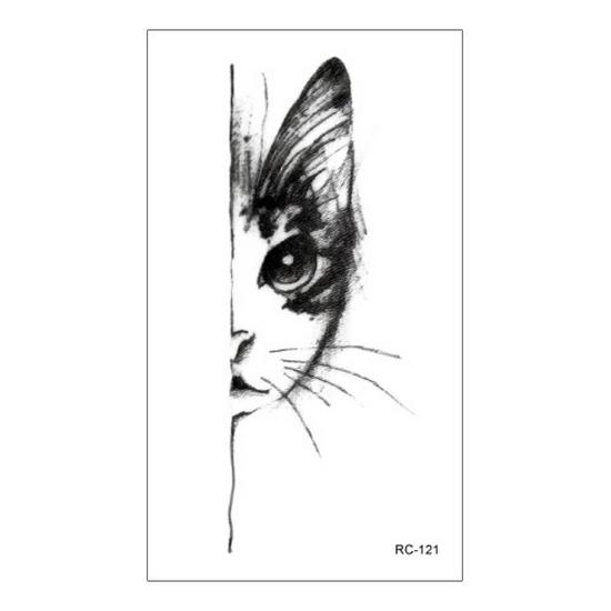 Waterproof Gradient Color Cartoon Temporary Tattoos for Men & Women