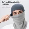 ROCKBROS Cycling Fleece Headgear 360°Warmth Color-Block Head Cover Windproof Heat Storage Skiing Hiking Cycling Comfortable Mask