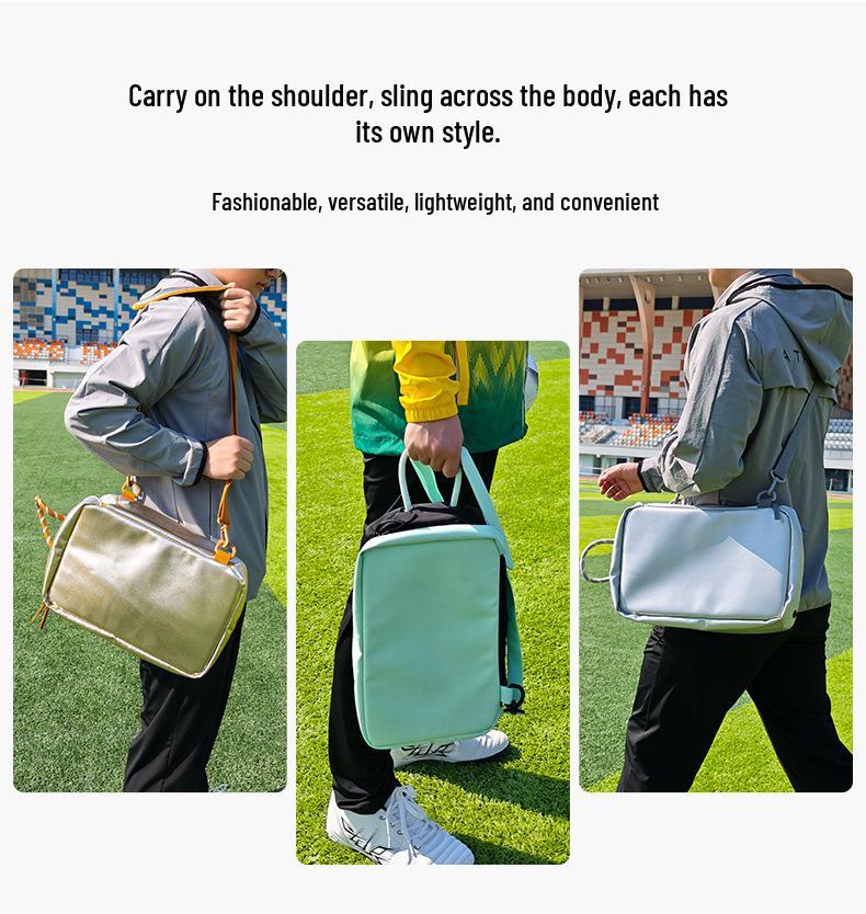 Portable Waterproof Golf & Sports Shoe Bag - Handheld Storage for Sneakers & Basketball Shoes