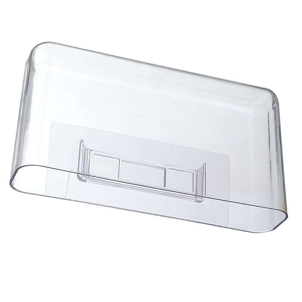 Transparent Wall Mount Organizer Easy to Install Wall Phone Holder Adhesive Storage Bin  Bedroom