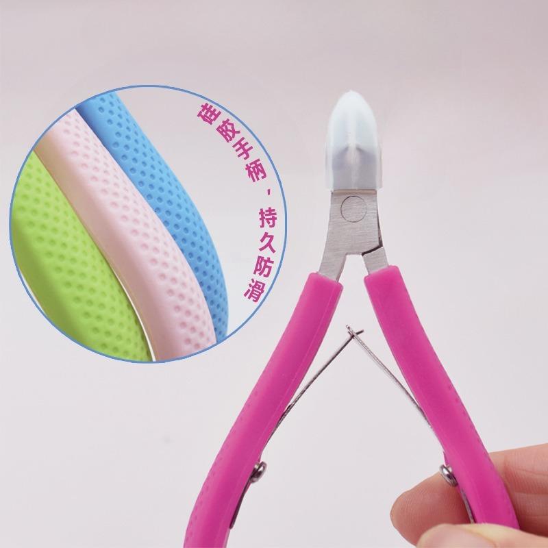 1 Stück Silikon Nagelhautschieber Nagelhautzange Manikürist Spezial zum Entfernen von Nagelhaut Multifunktionales Maniküre-Werkzeug