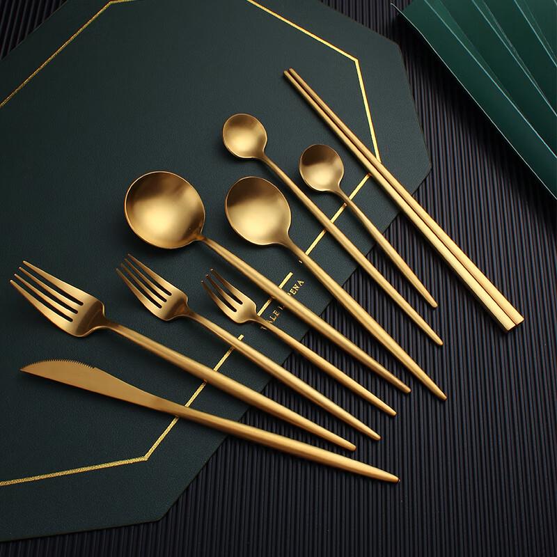 Premium 304 Stainless Steel Golden Coffee Spoon