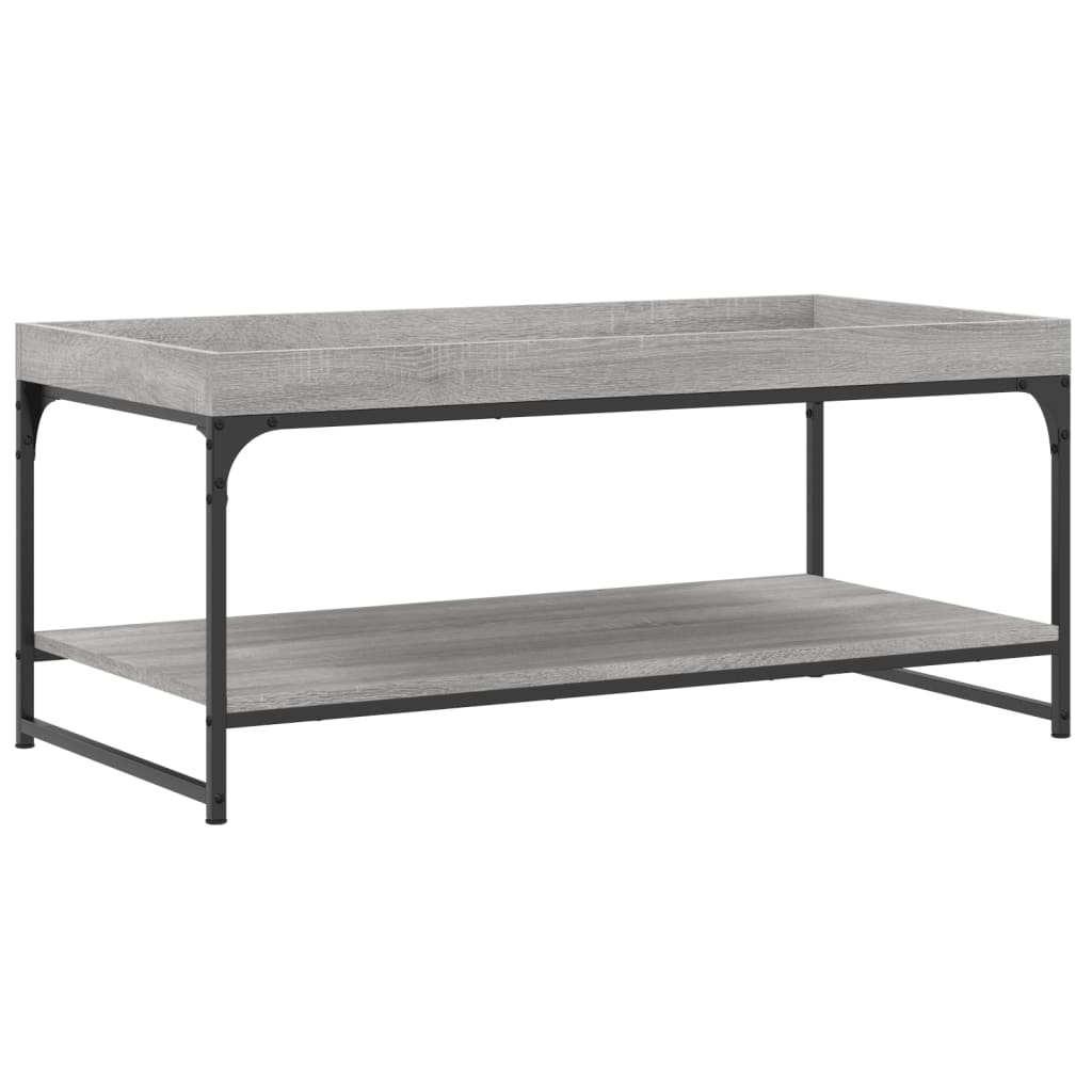  Coffee Table, Grey Sonoma Oak, 100x49x45 Cm