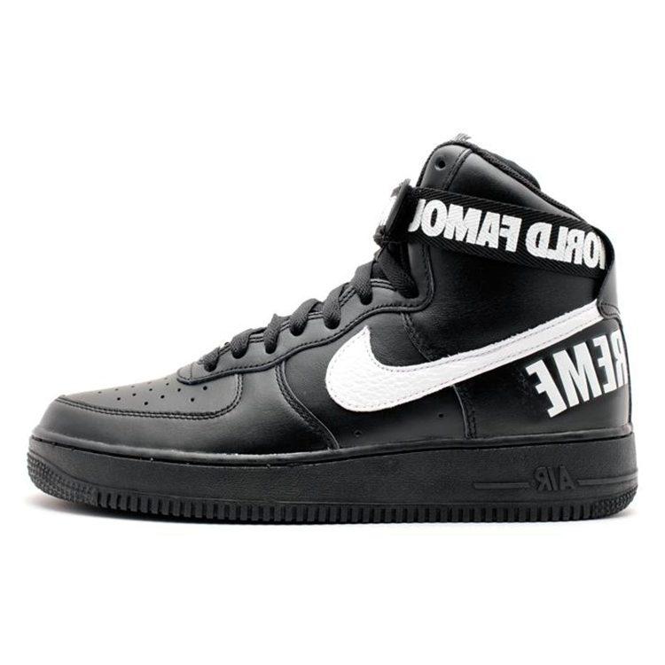 Nike Air Force 1 High Supreme World Famous Black 698696-010