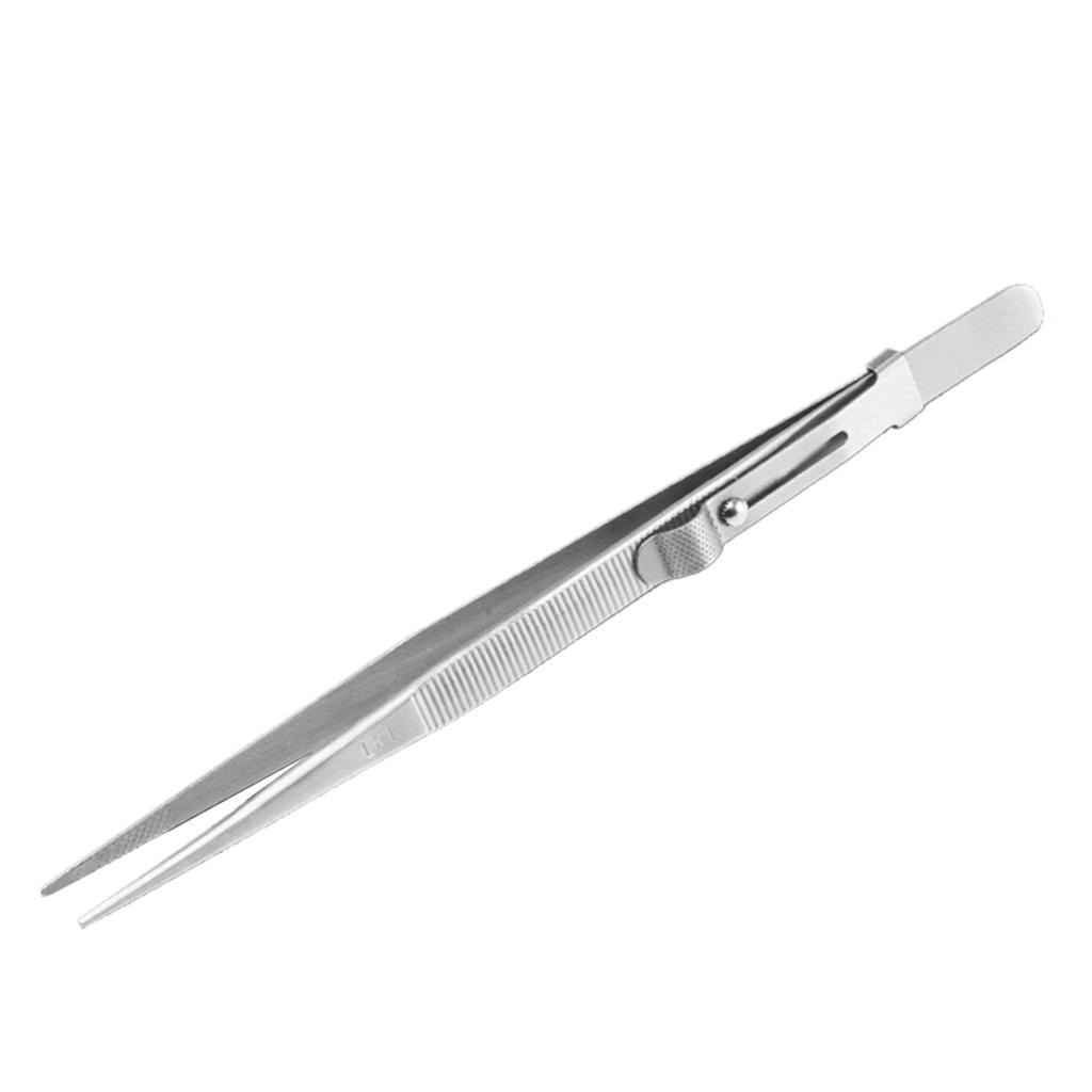 Stainless Steel Fine Tip Anti-slip Tweezer Installation for LP Vinyl Phono Dedicated Clip Vinyl Record Turntable Accesso