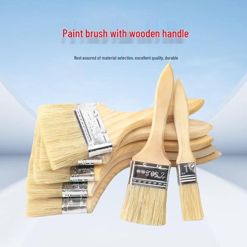 Industrial Wooden Handle Hog Bristle Paint Brush