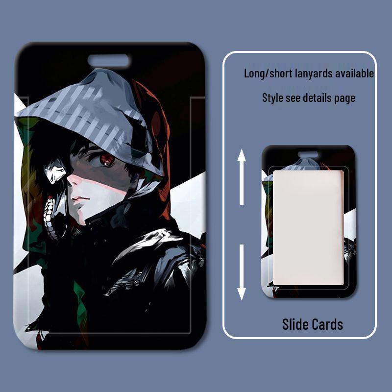 Tokyo Ghoul Ken Kaneki Silicone Card Holder: Student, Meal, ID, Access Card