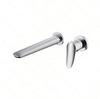 New Bathroom Brush Gold Basin Faucet Chrome Single Lever Hot and Cold Solid Brass Crane Brass Sink Mixer Gray Tap
