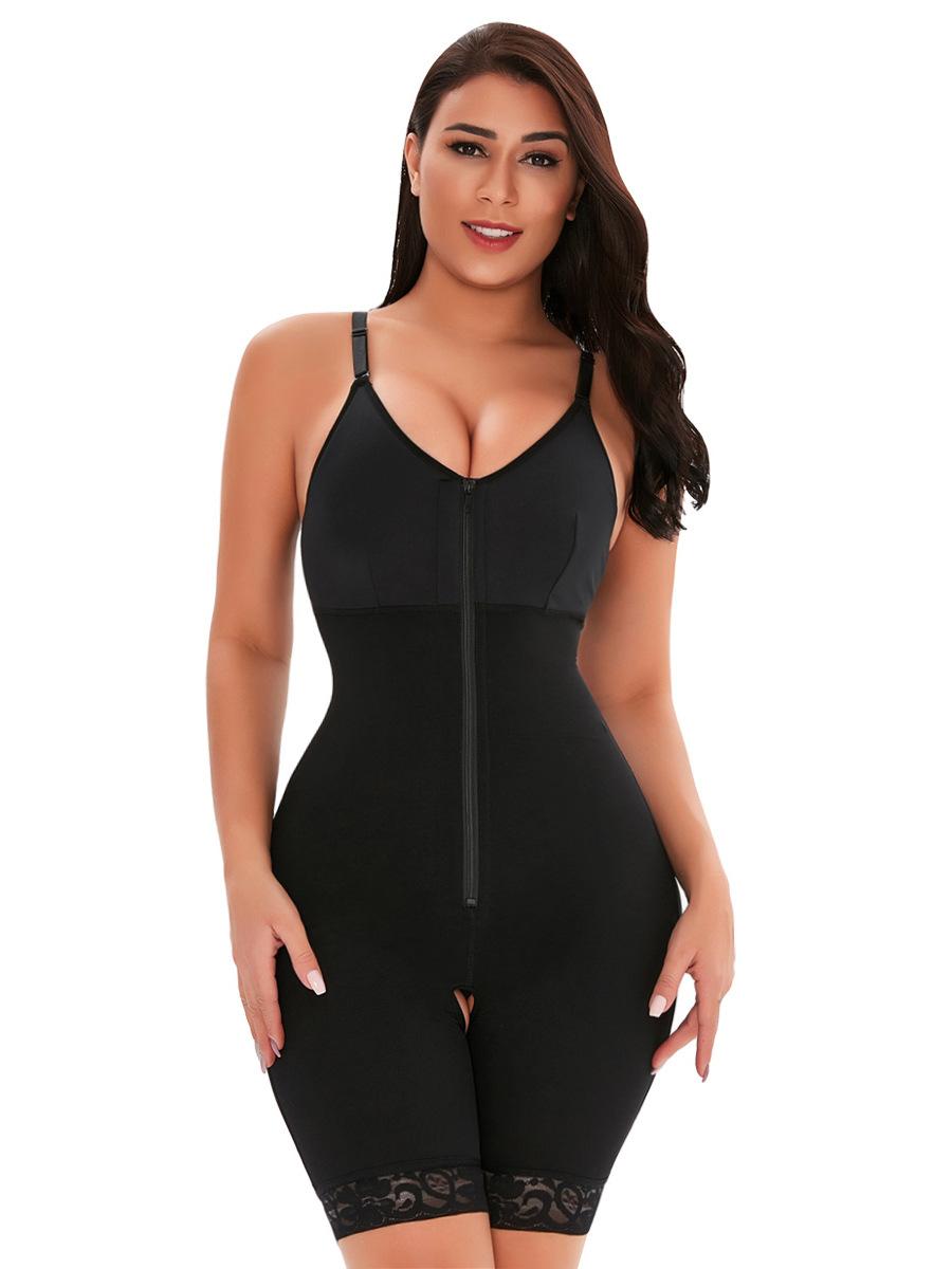 Plus Size Women Shapewear, Tummy Control Butt Lifter Slimming Body Shaper S чёрный
