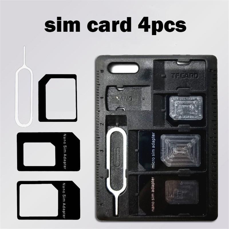 SIM Restore Portable Card Bag Standard Adapter Converter 4 In 1 Set for