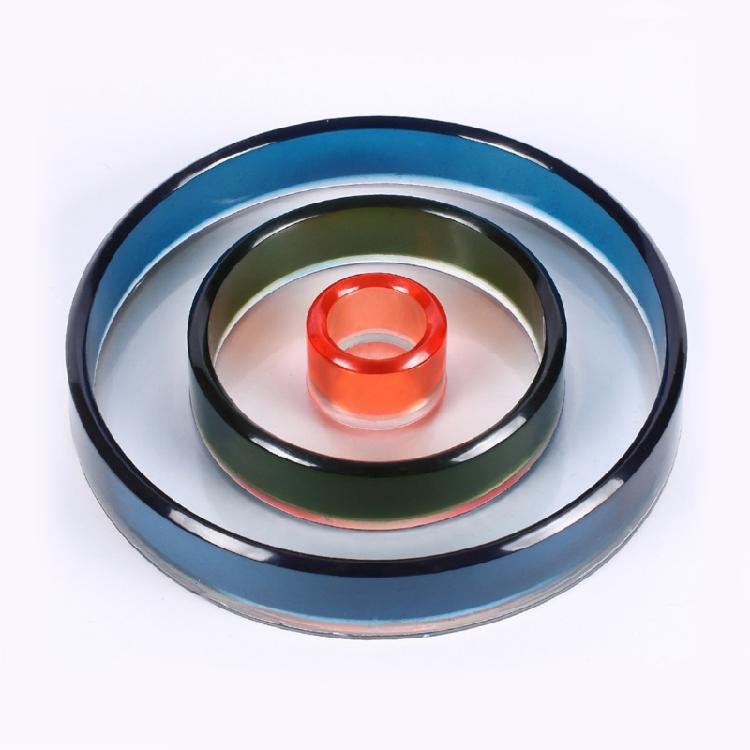 Circle Candlestick Mold Gypsum Plaster Mold for DIY Jewelry Organizer Home Decor