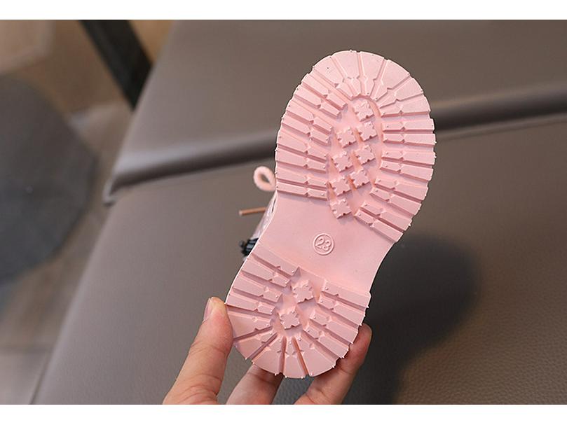 Kids' Soft Sole Martin Boots: 2024 Waterproof Leather, Autumn/Winter Trend, Unisex Mirror Finish Short Boots