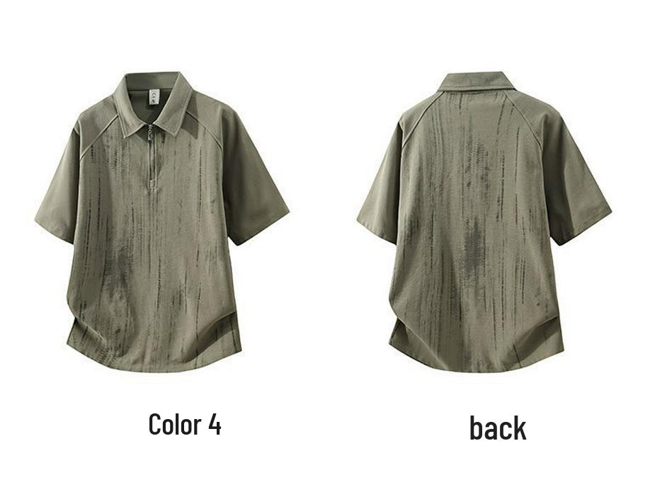 2026 Men's Ice Silk Quick-Dry Short-Sleeve Polo Shirt