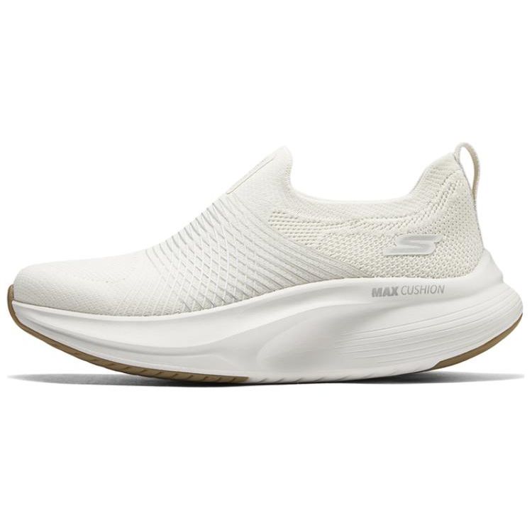 Skechers Mesh Fabric TPU Round Toe Slip-On Low-Top Casual Shoes Women sneakers White 125052-NAT 37