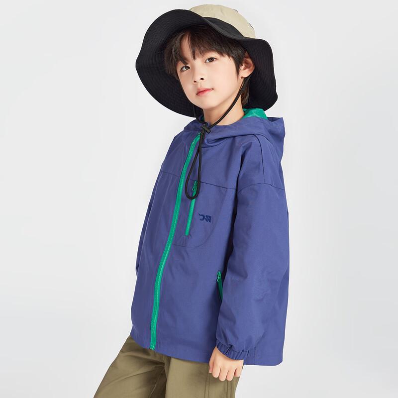 

Boys Water-Repellent Hooded Softshell Jacket 110