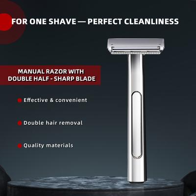 Jokmae Suspended Blade Thickness Chrome Double-Edged Safety Razor Half Blade Shaver Gift Box For Male Metal Handle Shaving Razor