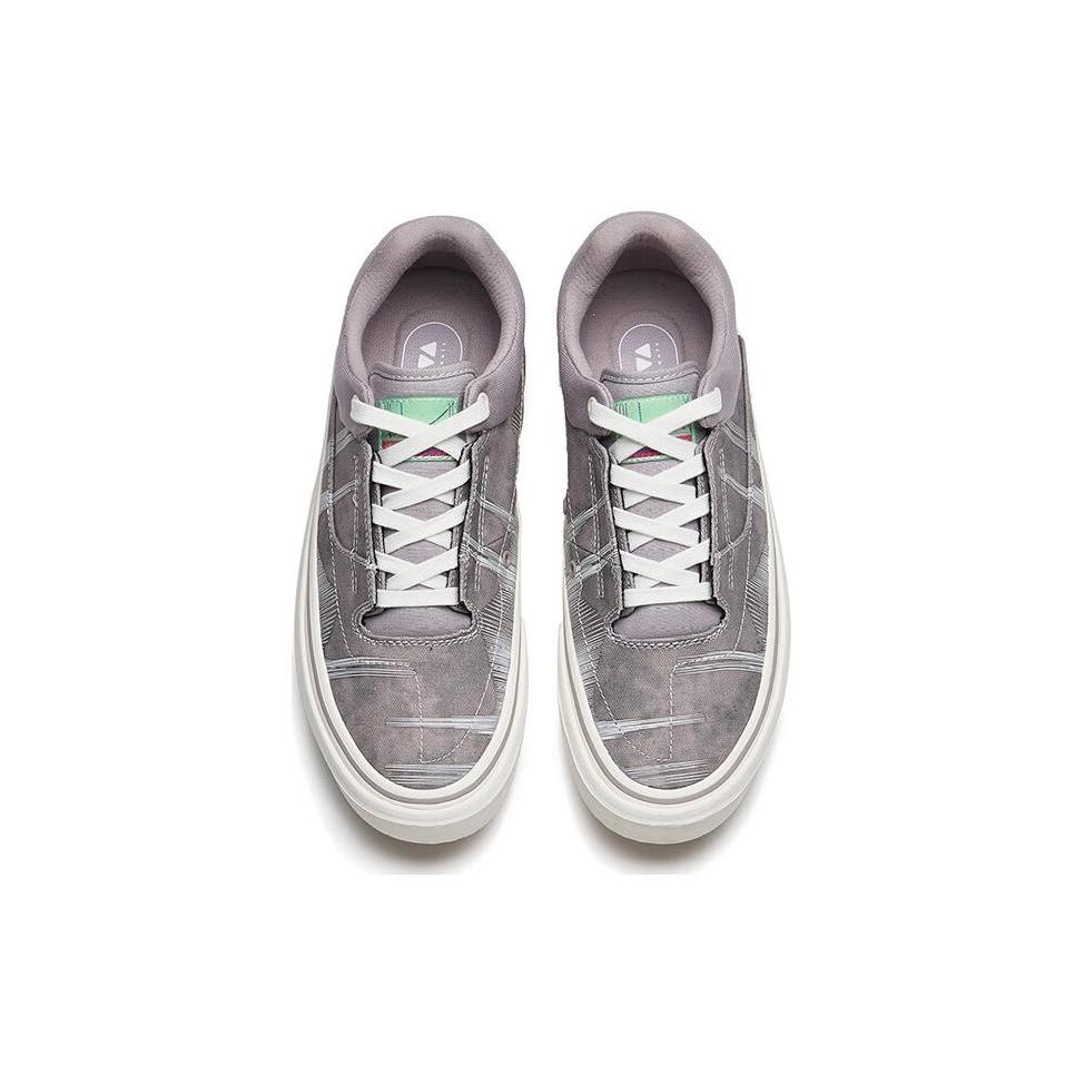 New Anta Ao Li MD Abrasion Resistant Low Top Skateboard Shoes Men's Magic Carpet Gray 112238013-2