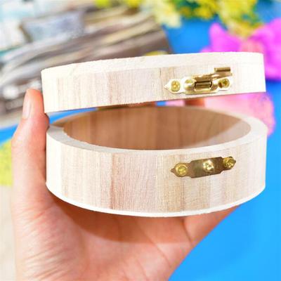 Jewelry Storage Box Wood Plain Candy Case Ring Organizer Crafts Case Exquisite Simple Soap Packaging Wooden Boxes High Quality