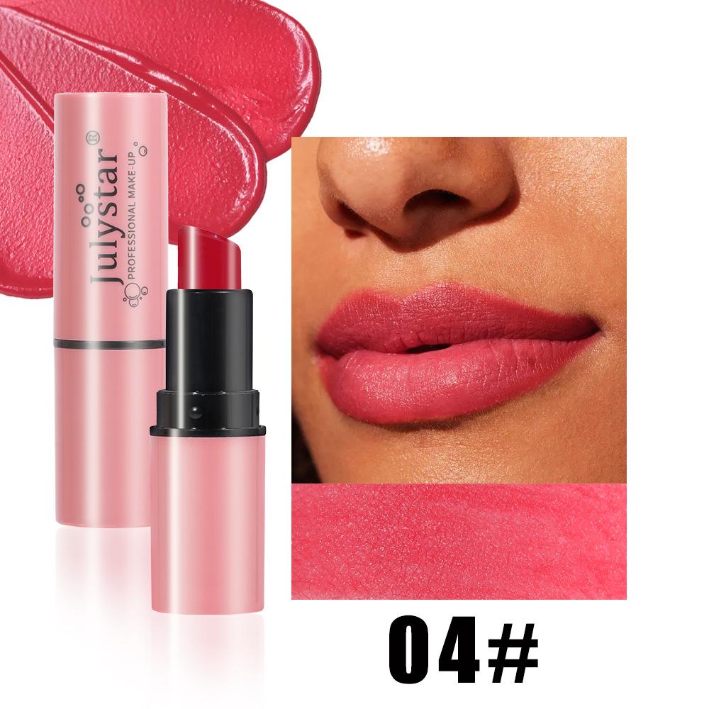 Charming Matte Jelly Lipstick, Lip Makeup, No Fading and No Sticking, Long-lasting and Waterproof, Moisturizing Lip Gloss