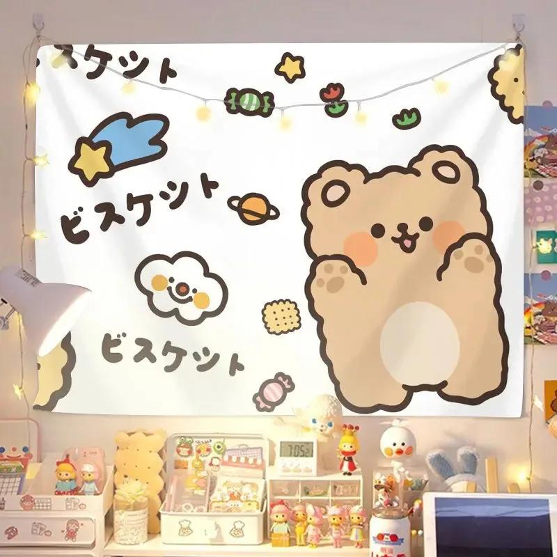 Cute Rabbit Decorative Tapestry Office Living Room Decor Home Wall Tapestry