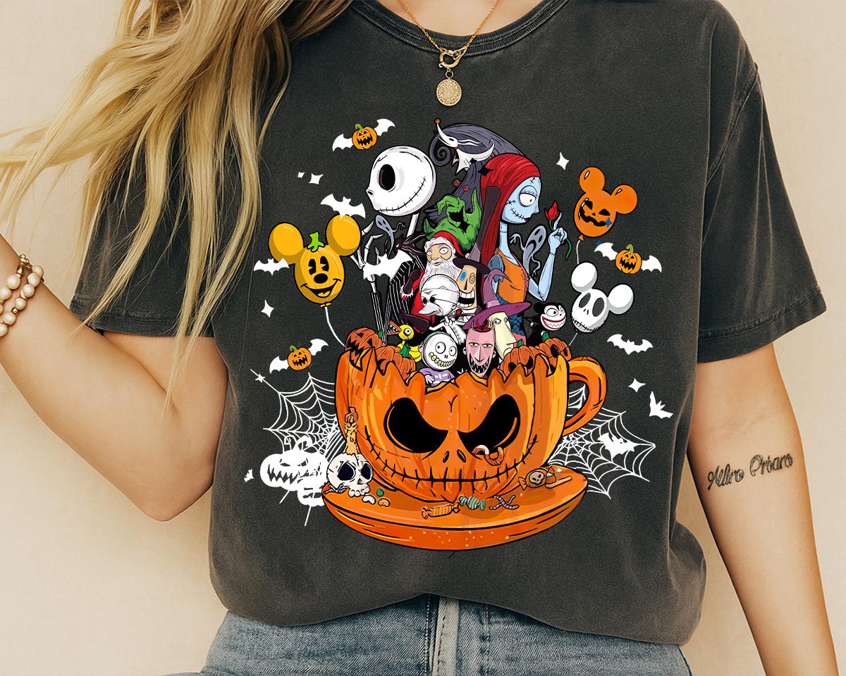 Vintage The Nightmare Before Christmas shirt Jack Skellington Sally Oogie Boogie Tee  land Halloween shirt S